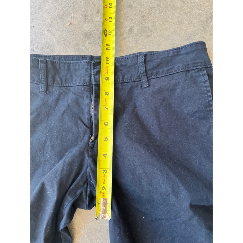 Dickies Crafted for Women Slim Fit Straight Leg Black Work Pants Size 8L Long - Picture 4 of 7